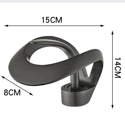 Royeva Modern Waterfall Bathroom Sink Faucet, Single Handle Matte Gray Basin Mixer Tap