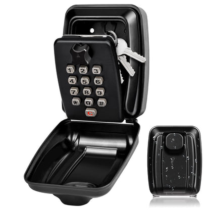 Royeva Outdoor Weatherproof Wall Mount Key Safe With Combination Lock