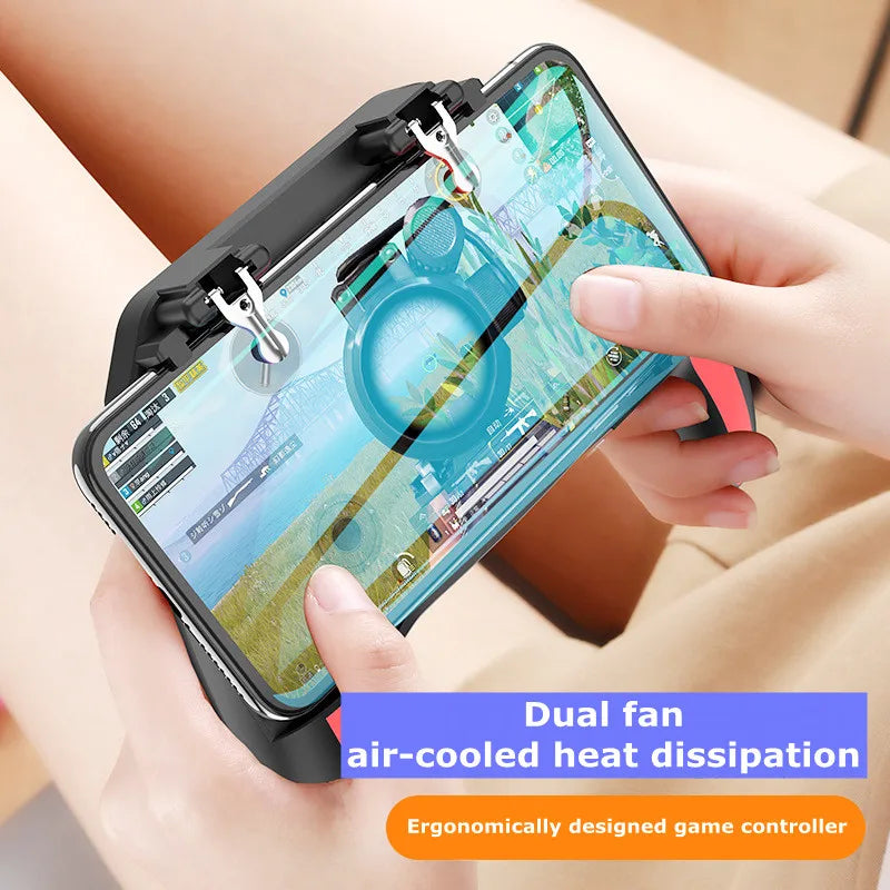 Royora Mobile Gaming Controller With Cooling Fan And Triggers