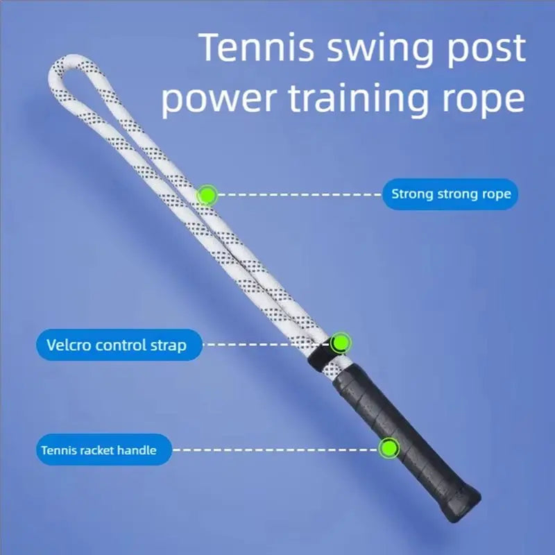 Royeva Portable Tennis Swing Trainer Rope-Practice Aid for Stroke Training