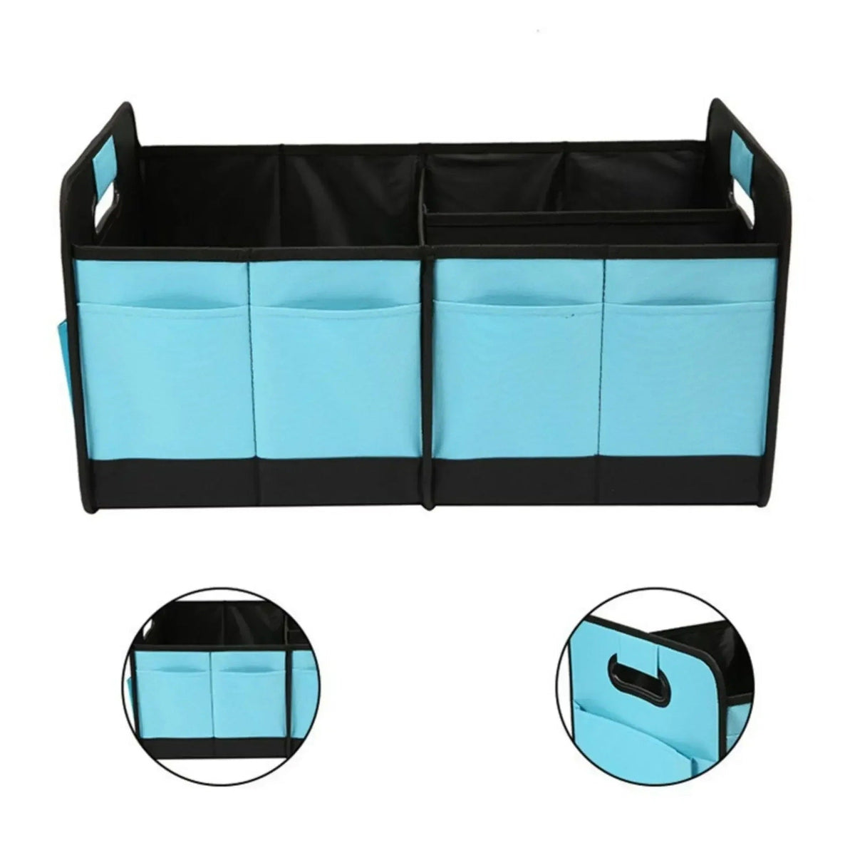 Royeva Foldable Car Trunk Organizer-Large Capacity Oxford Cloth Storage Box