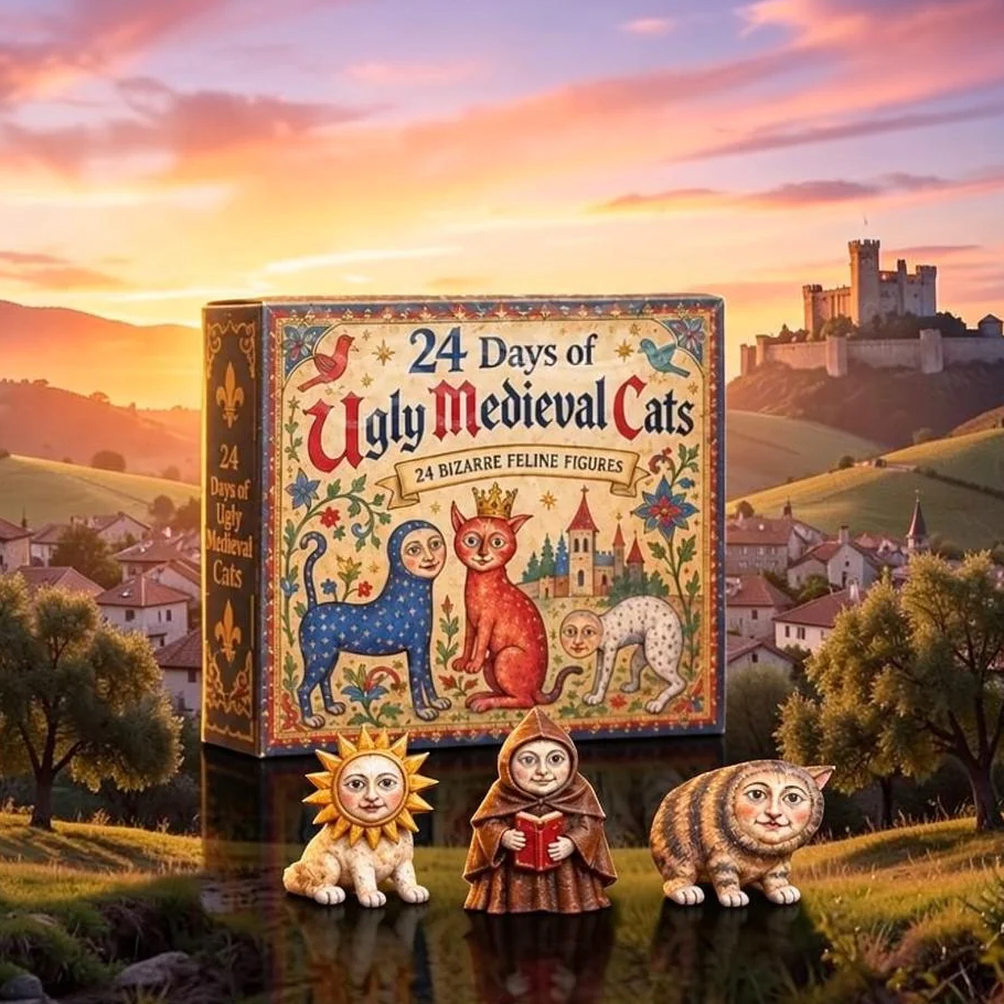 24-Day Ugly Medieval Cats Advent Calendar 1