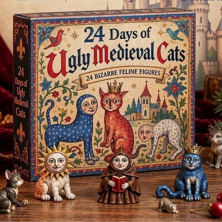 24-Day Ugly Medieval Cats Advent Calendar 2
