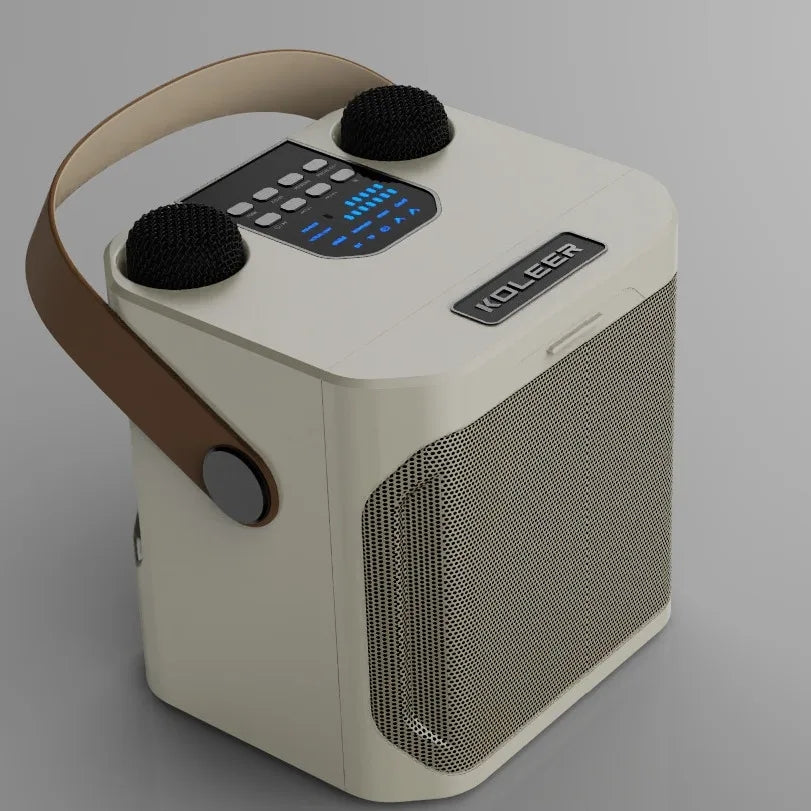 Royeva Portable Bluetooth Karaoke Speaker With 360 Surround Sound