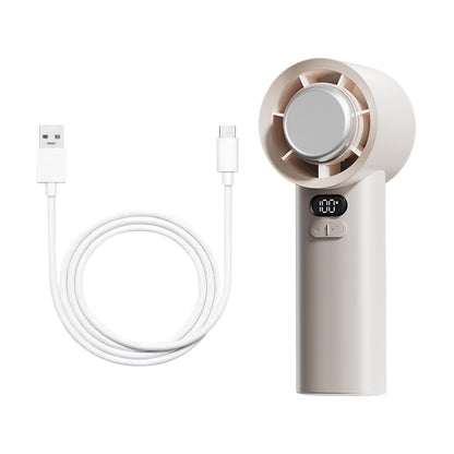 Royora Portable USB Rechargeable Handheld Fan, 3 Speeds, 10-Hour Battery Life