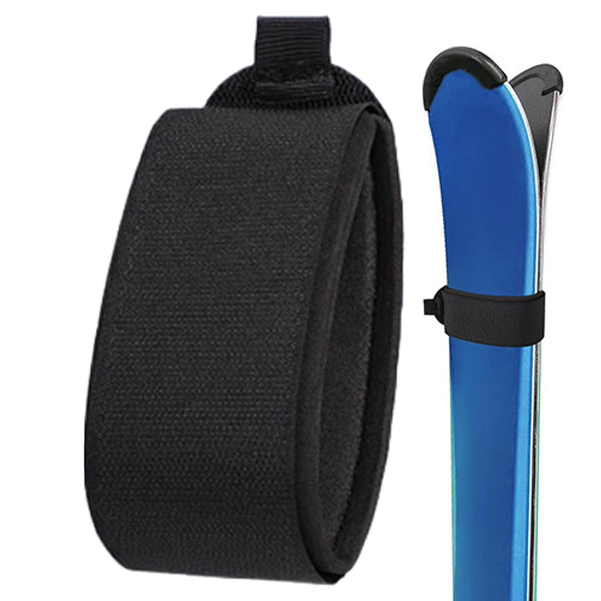 Royeva Ski and Snowboard Carrier Straps-Padded Velcro Snow Gear Holder Set