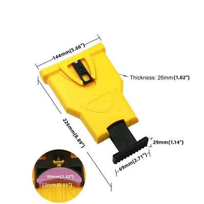 Sovere Chainsaw Sharpener Tool with 4 Replacement Stones for Efficient Sharpening