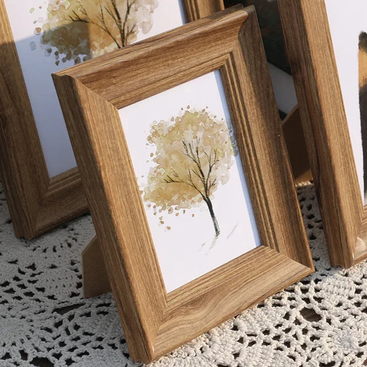 Royelle Modern Wood Grain Picture Frame for Wall or Tabletop Display