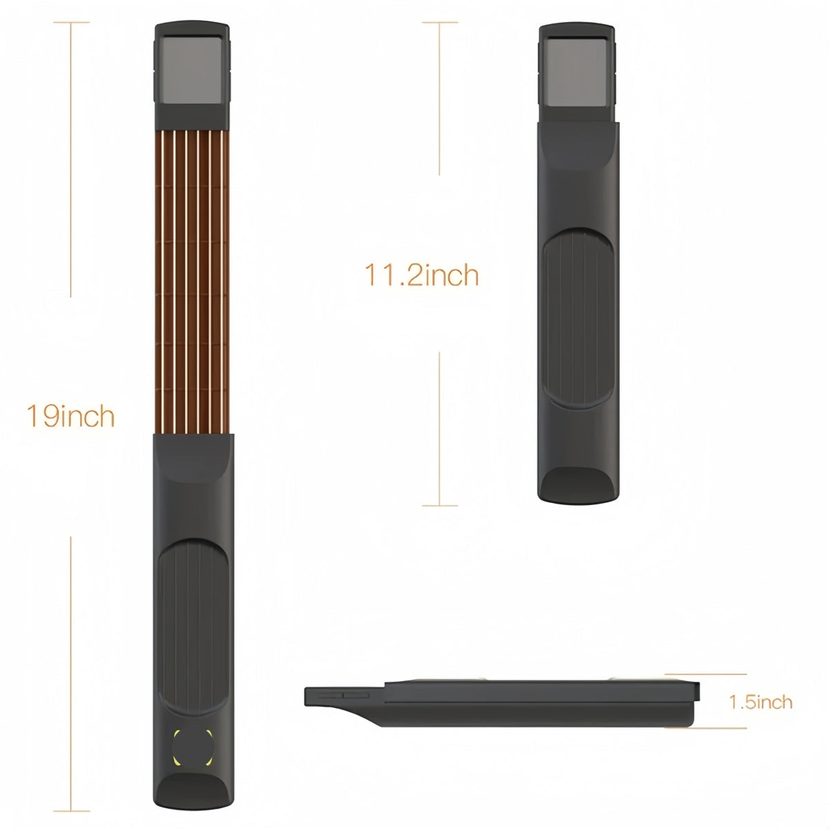 Eloria Portable Guitar Chord Trainer Tool for Practice with Real Strings