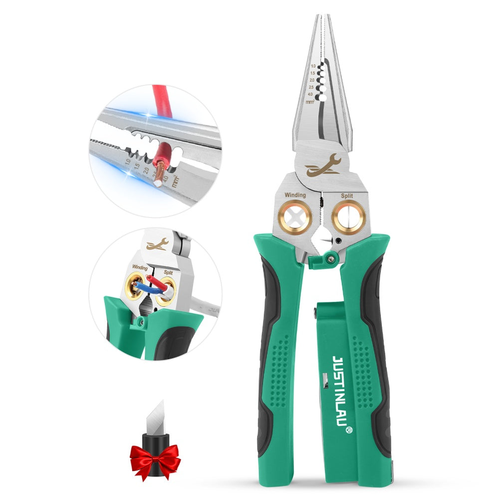 Royora Multifunction Wire Stripper Crimper Pliers With Voltage Detector