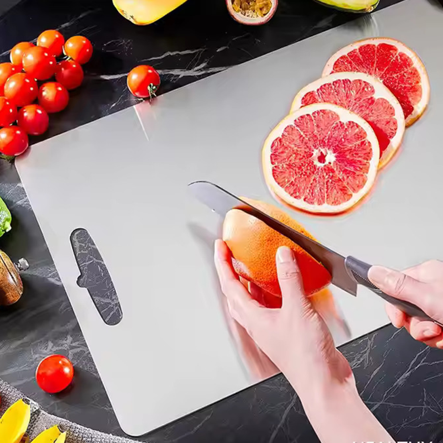 Eloria Titanium Antibacterial Chopping Board for Kitchen Food Prep