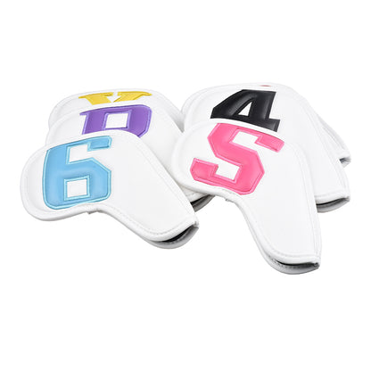 Royeva Golf Iron Head Covers Set-Waterproof Protective 10 Pcs Club Cover