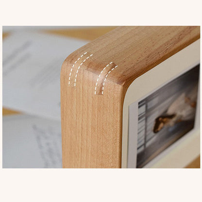 Royora Wood Triptych Photo Frame for Desktop Display - Perfect for Wedding & Family Photos