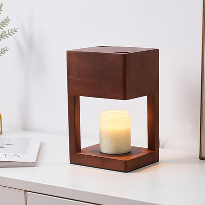 Royelle Adjustable Wooden Candle Warmer Lamp-Melter For Home Decor