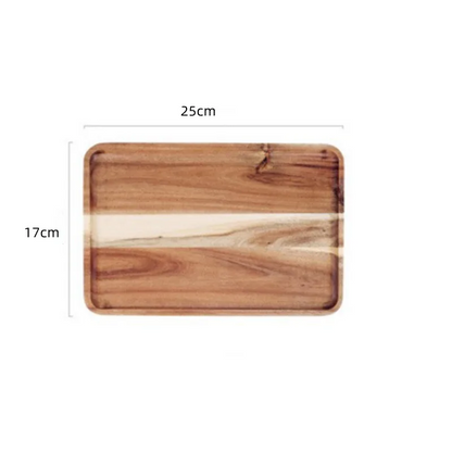 Royeva Solid Acacia Wood Cutting Board With Juice Groove