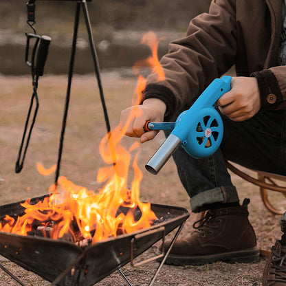 Royelle Manual Crank Barbecue Air Blower For Outdoor Fire Ignition