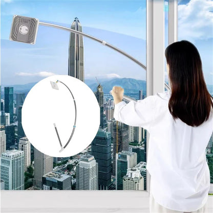 Royeva Dual Sided Magnetic Window Cleaner With Telescopic Handle