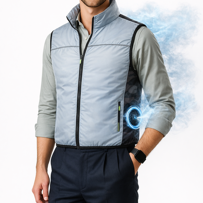 Royora Cooling Fan Work Vest-Four Fan Breathable Air Conditioning Vest Outdoor