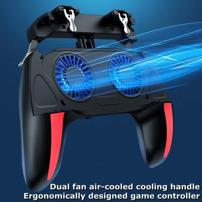 Royora Mobile Gaming Controller With Cooling Fan And Triggers