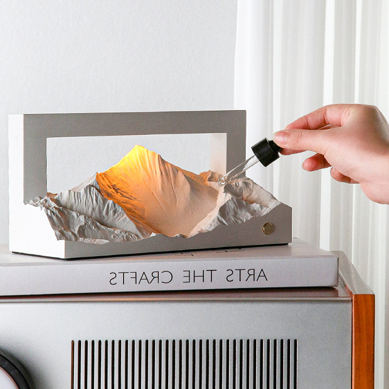 Novara Mountain LED Aromatherapy Lamp - Adjustable Color Light Diffuser for Relaxation