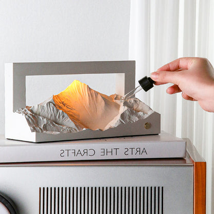 Novara Mountain LED Aromatherapy Lamp - Adjustable Color Light Diffuser for Relaxation