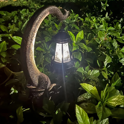 Royeva Solar Elephant Garden Statue Light-Outdoor LED Lantern Decor
