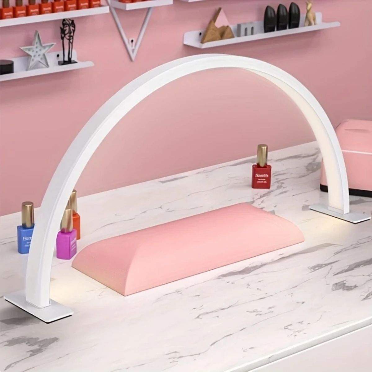 Royeva Crescent Moon LED Desk Lamp-Dimmable USB Table Light