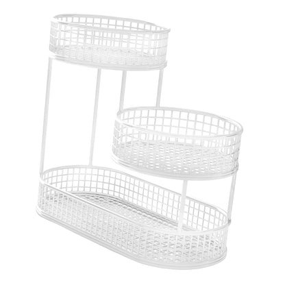 Royelle Gold 3-Tier Kitchen Counter Organizer-Fruit Basket Stand