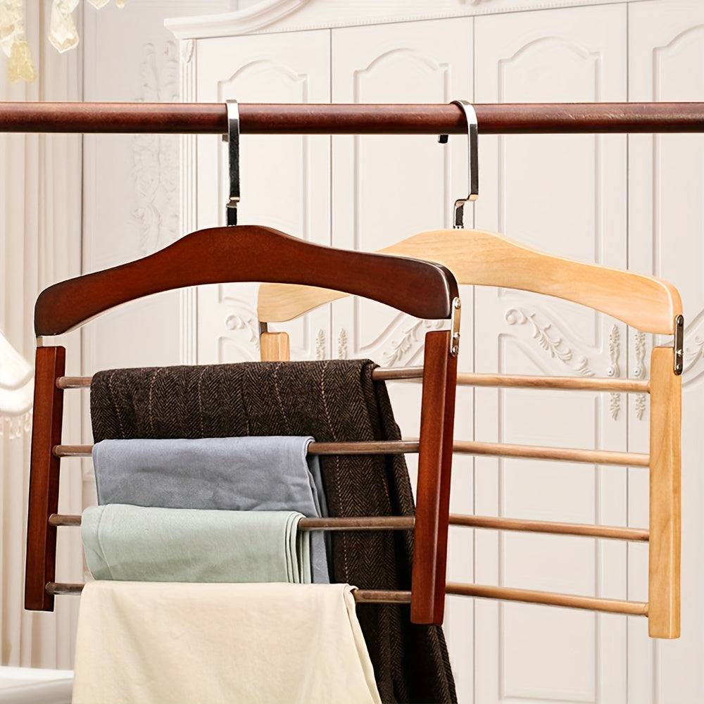 Sovere Multi-Bar Trouser Organizer Hanger for Pants, Space-Saving Closet Storage