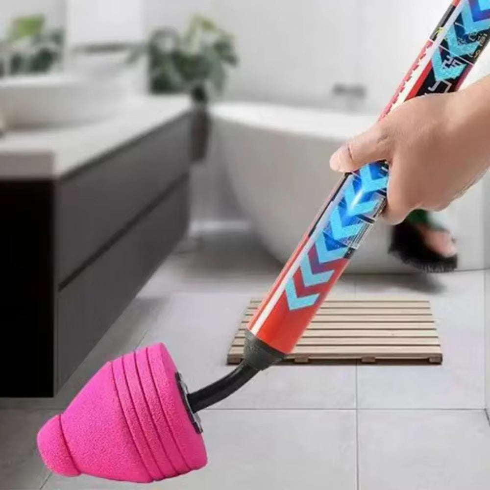 Royora High-Pressure Toilet Plunger & Drain Clog Remover for Bathroom & Kitchen