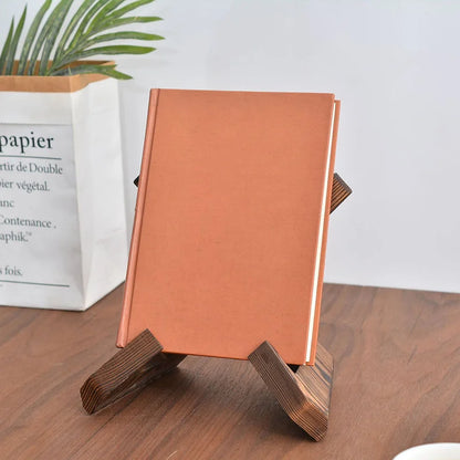 Royeva Adjustable Wooden Cookbook Stand for Kitchen Counter & Tablet Display