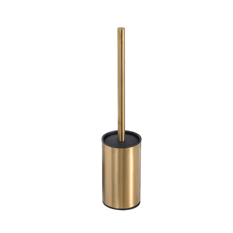 Royeva Modern Stainless Steel Standing Toilet Bowl Brush Set with Holder