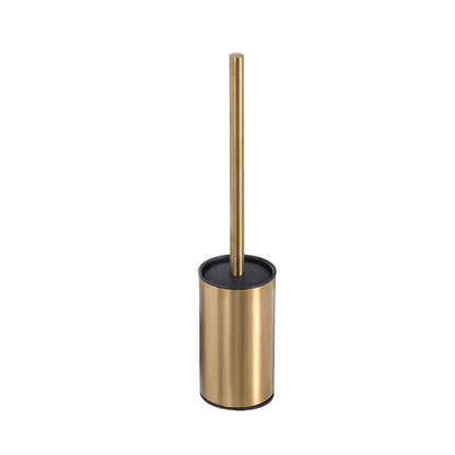 Royeva Modern Stainless Steel Standing Toilet Bowl Brush Set with Holder