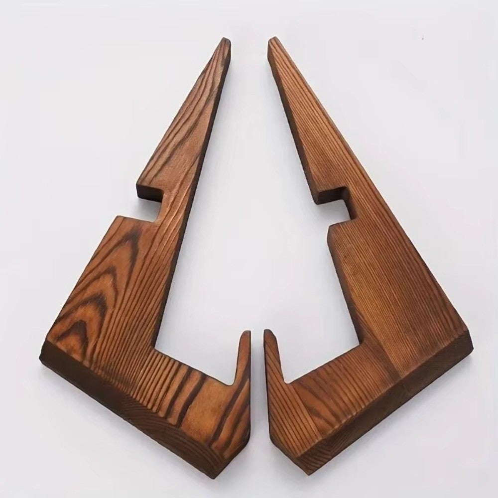 Royeva Adjustable Wooden Cookbook Stand for Kitchen Counter & Tablet Display