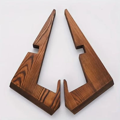 Royeva Adjustable Wooden Cookbook Stand for Kitchen Counter & Tablet Display