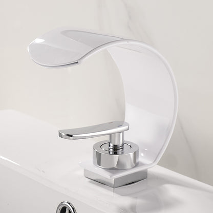 Royelle Modern Waterfall Bathroom Basin Faucet For Vanity Sinks