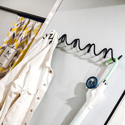 Sovere Wall Mounted Coat Rack with Multi-Hook Design for Coats and Bags