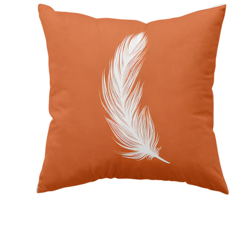 Novara Terracotta Boho Throw Pillow Covers Set of 4-Decorative Square Cushion Cases