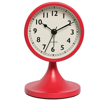 Royeva Silent Metal Alarm Clock with Nightlight for Bedroom