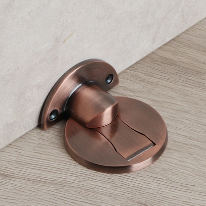Royora Magnetic Door Stop Stainless Steel Floor Mount Silver Rustproof Holder