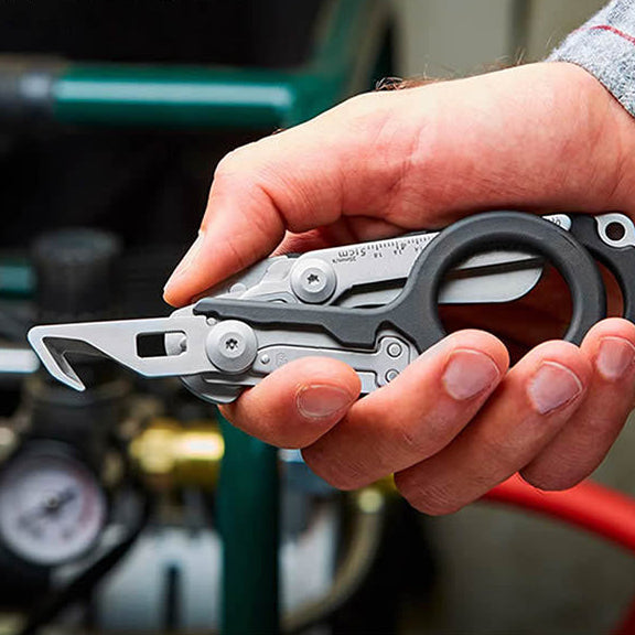6-in-1 Folding Emergency Multi-Tool with Scissors and Seatbelt Cutter