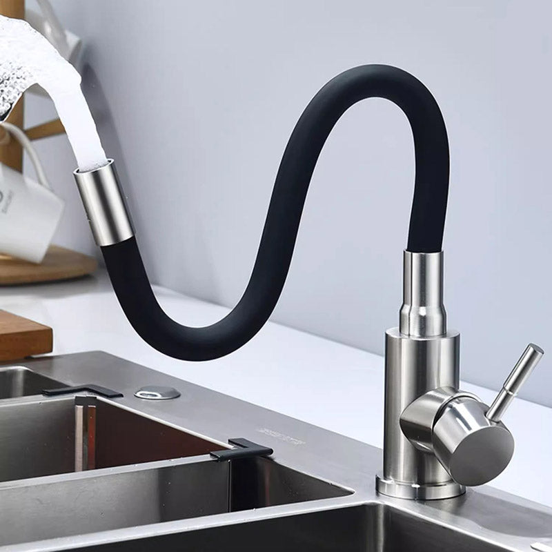 Royeva Flexible Kitchen Faucet with Hot Cold Mixer Tap