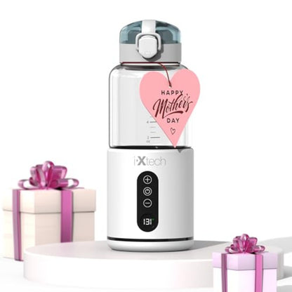 Royora Portable USB Baby Bottle Warmer 300ml with LED Display & Temperature Control