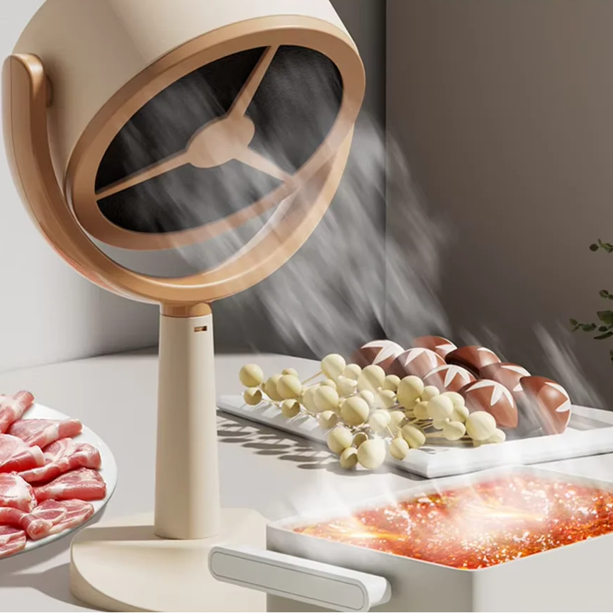 Royora Portable Range Hood Mini Kitchen Exhaust Fan with Adjustable Speeds