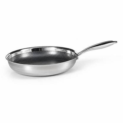 3-Layer Stainless Steel Honeycomb Nonstick Frying Pan 5