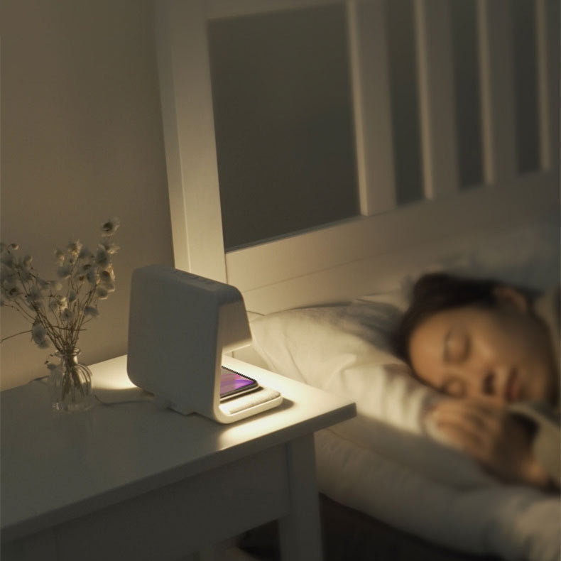 3-in-1 Touch Lamp with Alarm Clock and Wireless Charging Station 5