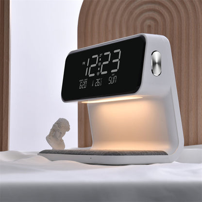 3-in-1 Touch Lamp with Alarm Clock and Wireless Charging Station 7