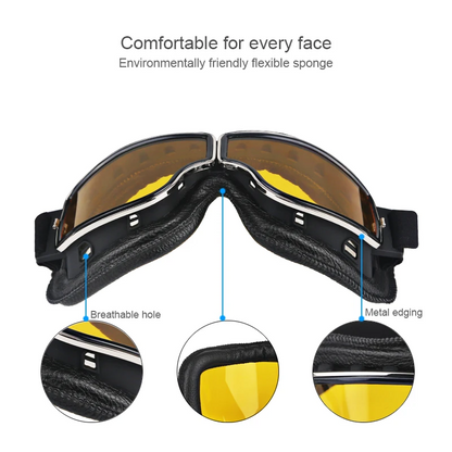 Novara Over-Glasses Goggles with UV Protection and Anti-Fog Coating