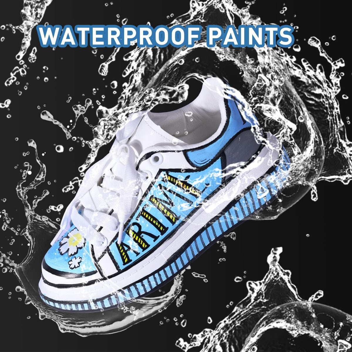 36-Color Acrylic Leather Paint Set Premium Shoe & Sneaker Paint Kit 2