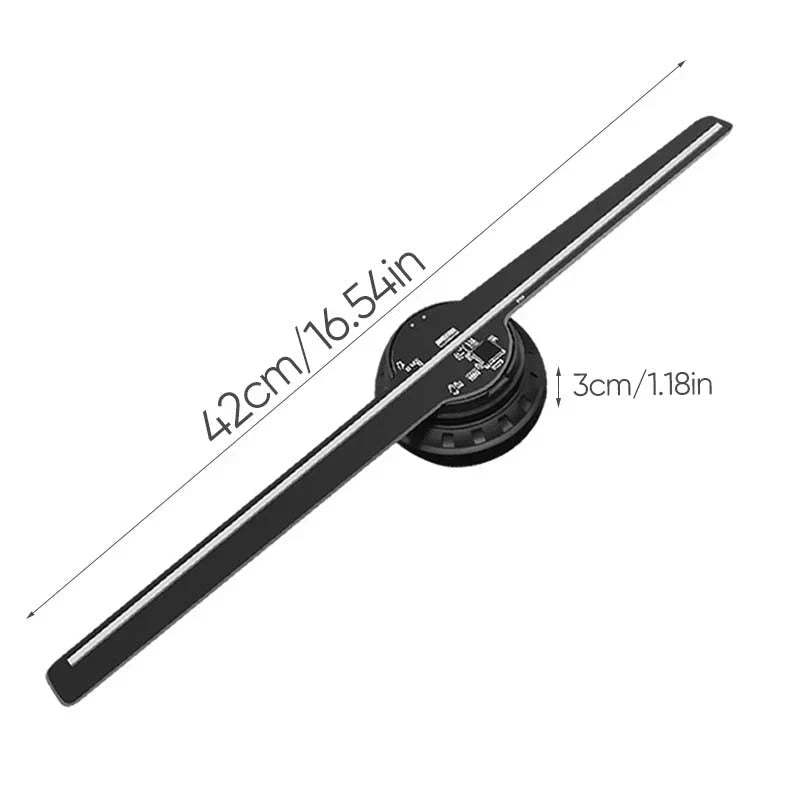 3D Hologram LED Fan Projector High Resolution Display 4